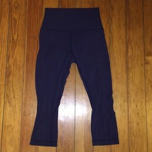 Navy blue align leggings lulu lemon